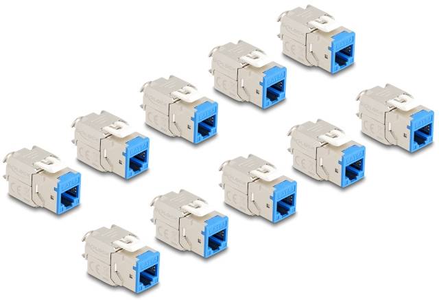 Delock 88113 RJ45-Einbaumodul Keystone CAT 6a 1St.