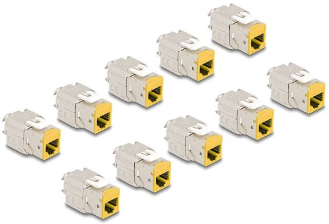 Delock 88111 RJ45-Einbaumodul Keystone CAT 6a 1St.