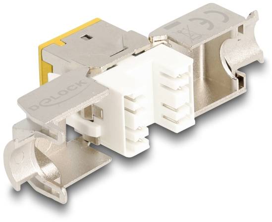 Delock 88111 RJ45-Einbaumodul Keystone CAT 6a 1St.