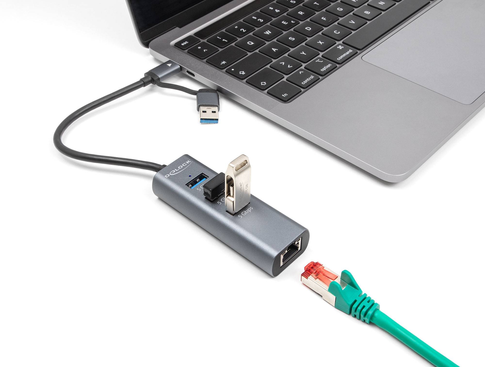 Delock USB-Hub 64282 Passend für Marke Dockingstations: Universal