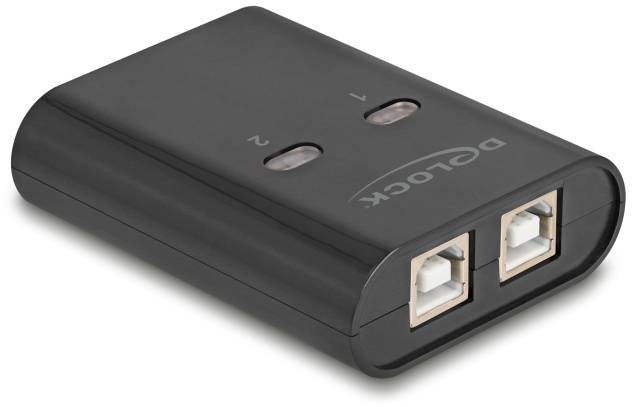 Delock 11503 USB 2.0-Umschalter Schwarz
