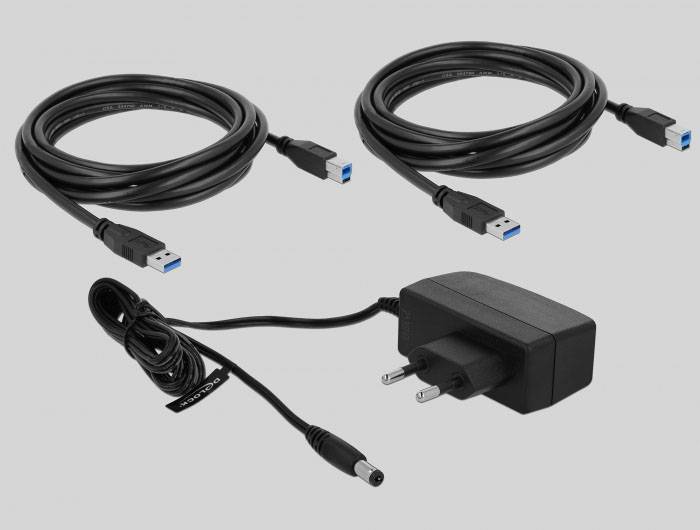 Delock 87736 USB 3.2 Gen 1-Umschalter (USB 3.0)