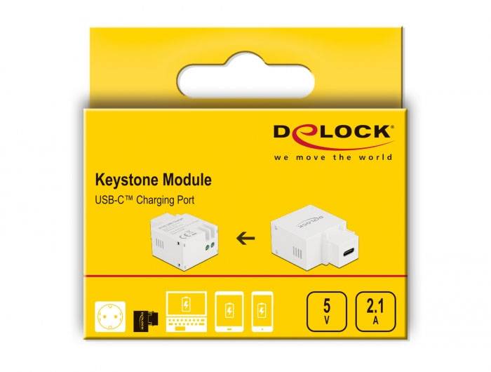 Delock 87792 USB-Einbaumodul Keystone 1St.