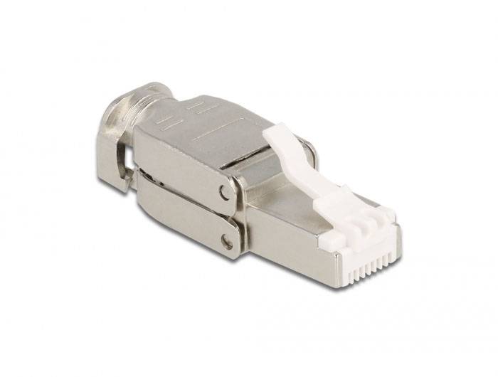 Delock 86926 RJ45 Stecker Cat.6 STP werkzeugfrei 86926 Zink 1St.