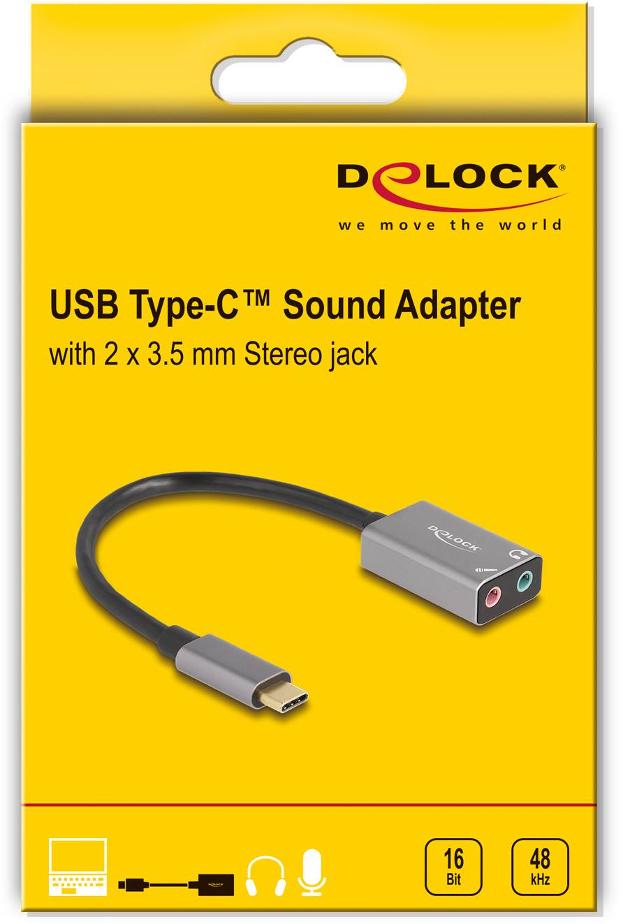 Delock 67071 2.0 Soundkarte, Extern