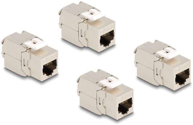 Delock 86050 RJ45-Einbaumodul Keystone CAT 6a 1St.