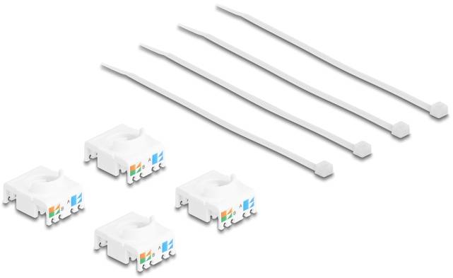 Delock 86051 RJ45-Einbaumodul Keystone CAT 6a 1St.