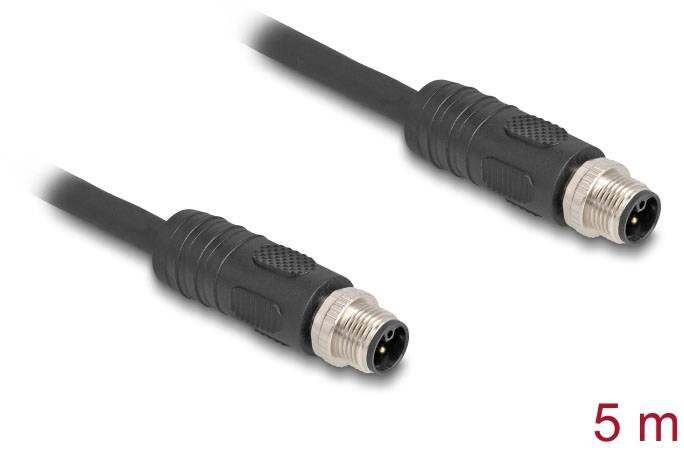 Delock 80517 Sensor-/Aktor-Kabel M12 5m 1 St. Bag
