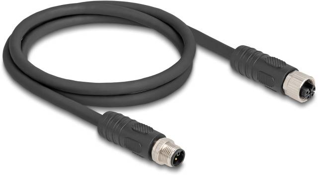 Delock 80520 Sensor-/Aktor-Kabel M12 2m 1 St. Bag