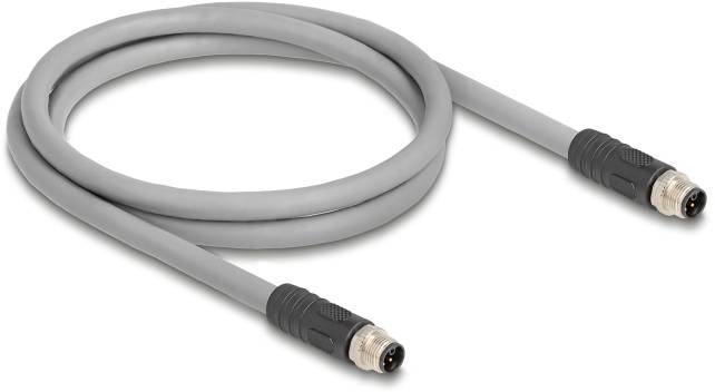 Delock 80533 Sensor-/Aktor-Kabel M12 2m 1 St. Bag