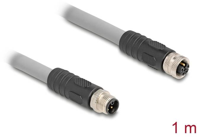 Delock 80537 Sensor-/Aktor-Kabel M12 1m 1 St. Bag