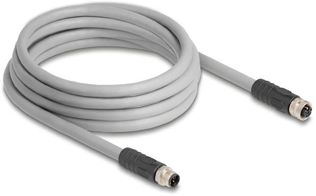 Delock 80540 Sensor-/Aktor-Kabel M12 3m 1 St. Bag