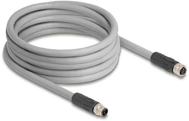 Delock 80541 Sensor-/Aktor-Kabel M12 5m 1 St. Bag