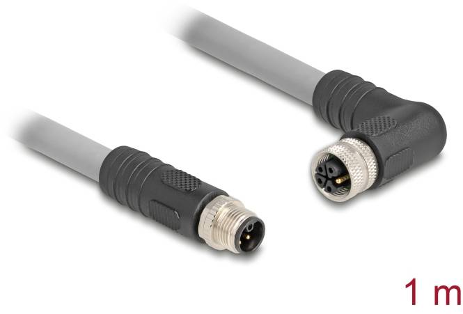Delock 80542 Sensor-/Aktor-Kabel M12 1m 1 St. Bag