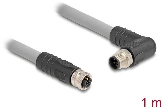 Delock 80546 Sensor-/Aktor-Kabel M12 1m 1 St. Bag