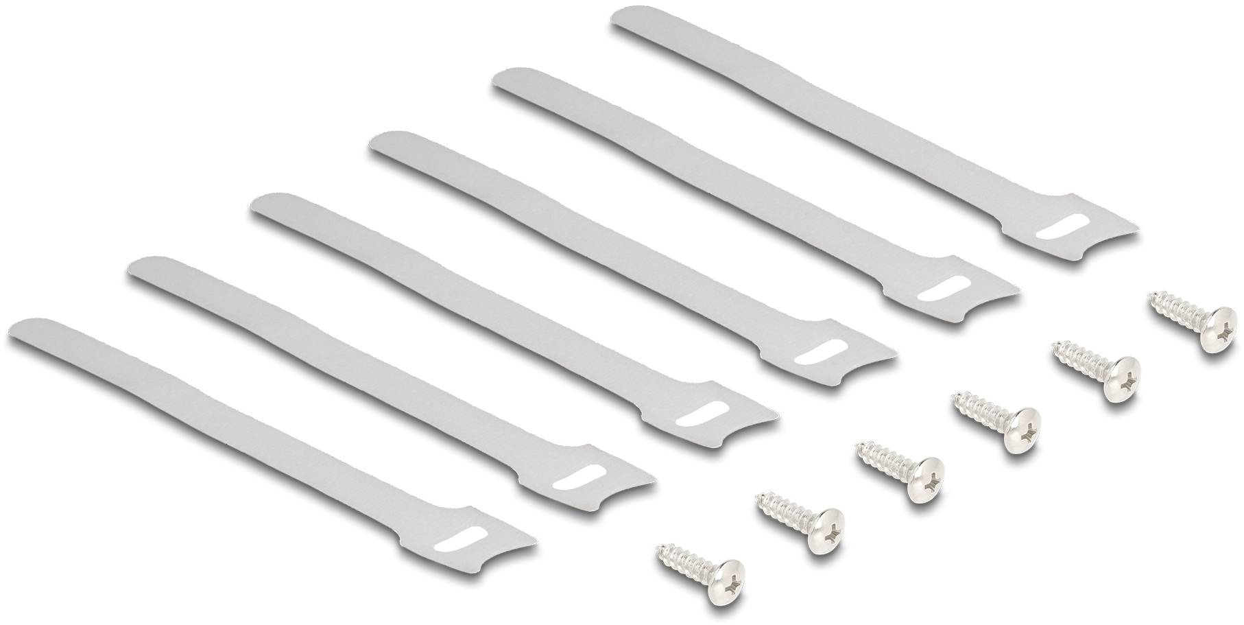 Delock Kabel-Halteclips Metall Schwarz (B x H) 100mm x 40mm 2 St. 88031