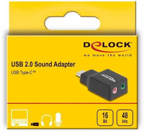 Delock 67128 2.0 Soundkarte, Extern