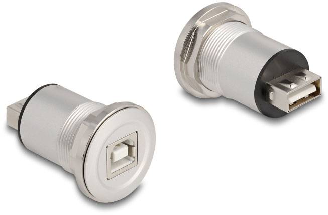 Delock USB 2.0 Typ-A zu Typ-B Einbaubuchse Aluminium 88194 88194 Inhalt: 1St.