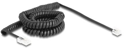 Delock Telefon (analog) Anschlusskabel 5m Schwarz