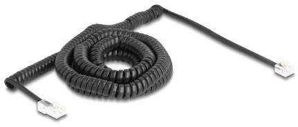 Delock Telefon (analog) Anschlusskabel 10m Schwarz
