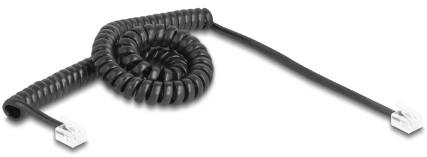 Delock Telefon (analog) Anschlusskabel 3m Schwarz