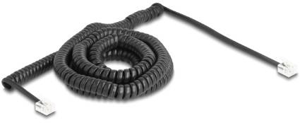 Delock Telefon (analog) Anschlusskabel 10m Schwarz