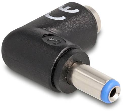 Delock Seriell Adapter [1x DC-Stecker 5.5mm - 1x DC-Buchse 5.5 mm] Schwarz