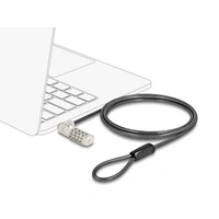 Delock Laptop Schloss Zahlenschloss ohne Schlüssel 1.5m 20967 Delock Laptop Schloss Zahlenschloss ohne Schlüssel 1.5m 20967