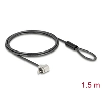 Delock Laptop Schloss Schlüsselschloss inkl. 2 Schlüssel 1.5m 20974 Delock Laptop Schloss Schlüsselschloss inkl. 2 Schlüssel 1.5m 20974