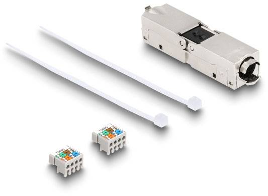 Delock Netzwerk Adapter [1x LSA - 1x LSA] Schwarz