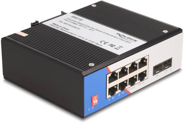 Delock 88016 88016 Netzwerk Switch 8 Port 1 GBit/s