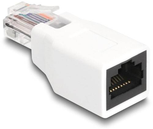 Delock RJ50 Netzwerk Adapter [1x RJ50-Stecker - 1x RJ50-Buchse] Weiß
