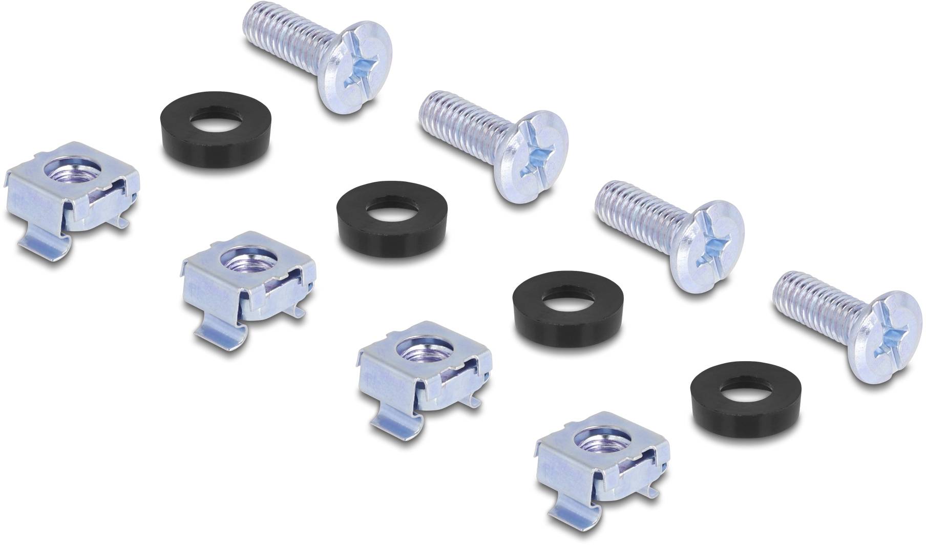 Delock 66237 Patch-Panel 1 HE Schwarz