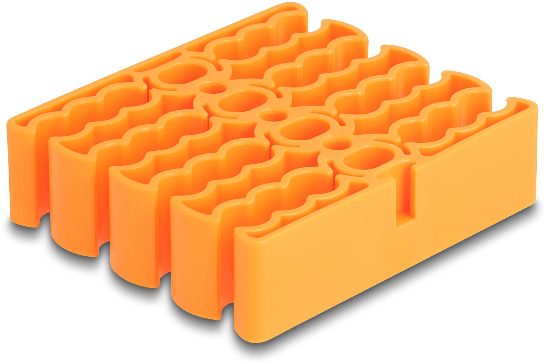 Delock Kabel-Halteclips Kunststoff Orange 1 St. 66255