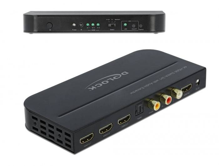 Delock 66498 HDMI-Switch 3840 x 2160 Pixel