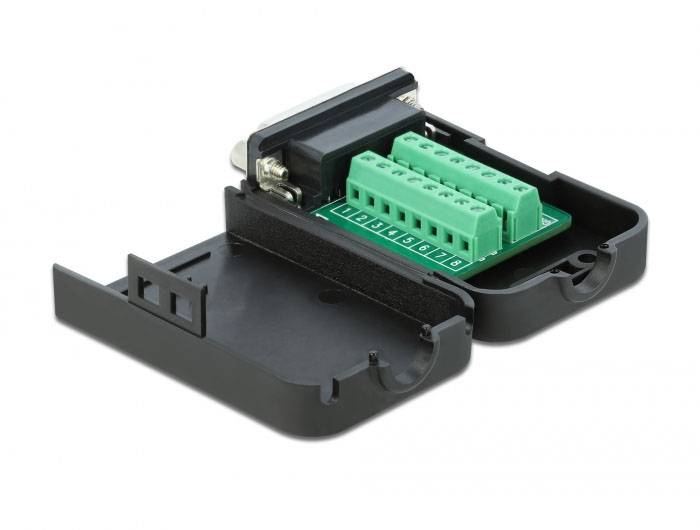 Delock 66569 VGA Adapter [1x D-SUB-Buchse 15pol. - 1x Buchse] Schwarz