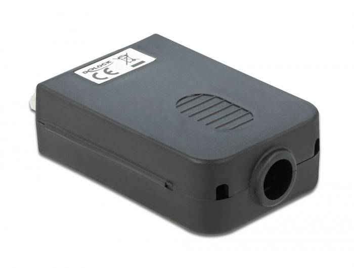 Delock 66569 VGA Adapter [1x D-SUB-Buchse 15pol. - 1x Buchse] Schwarz