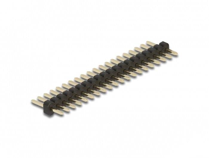 Delock Stiftleiste (Standard) Anzahl Reihen: 1 Polzahl je Reihe: 20 66687 1 Set Bag