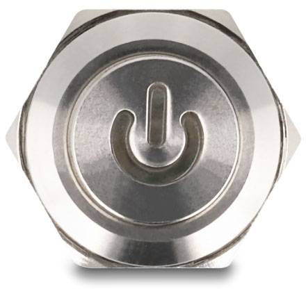 Delock 20981 20981 Drucktaster 1 x Ein/(Aus) tastend Rot (B x T) 23mm x 14mm IP65 1 St. Bag