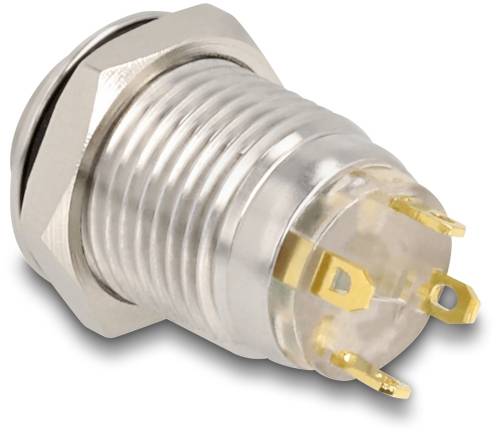 Delock 20982 20982 Drucktaster 3A 1 x Ein/(Ein)/Aus tastend Rot (B x T) 23mm x 14mm IP65 1 St. Box