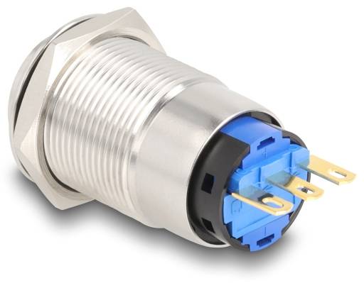 Delock 20985 20985 Drucktaster 3A 1 x Ein/(Aus)/(Ein) tastend (B x T) 43mm x 25mm IP65 1 St. Bag