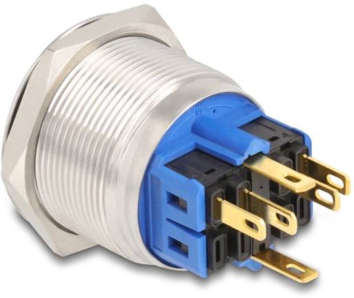 Delock 20987 20987 Drucktaster 3A 1 x Ein/(Aus) tastend Rot (B x T) 45mm x 30mm IP65 1 St. Bag