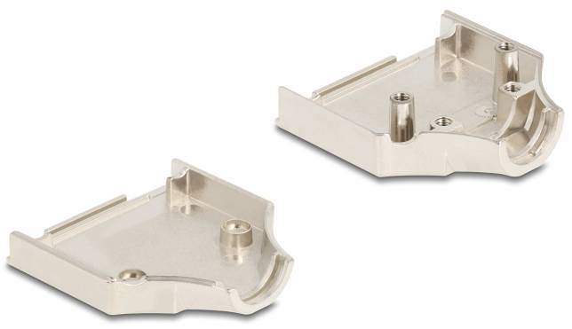 Delock 67133 67133 D-SUB Gehäuse Metall Silber 1 St. Bag