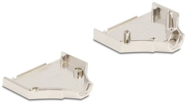 Delock 67134 67134 D-SUB Gehäuse Metall Silber 1 St. Bag