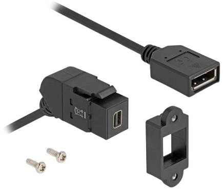 Delock 67155 Displayport-Einbaumodul Keystone 1St.