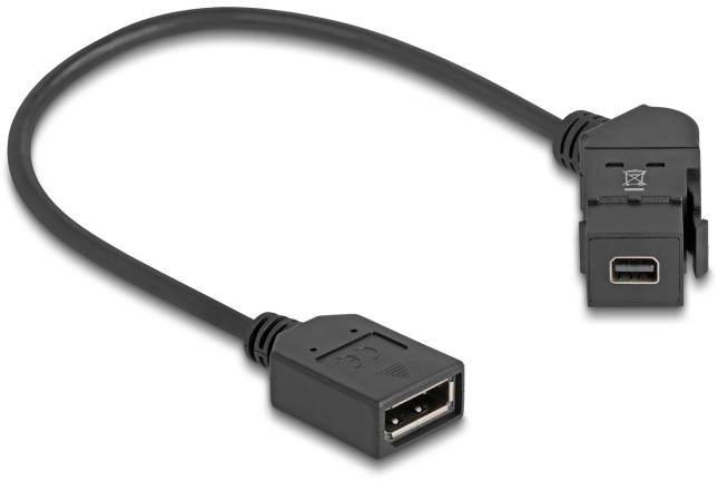 Delock 67155 Displayport-Einbaumodul Keystone 1St.