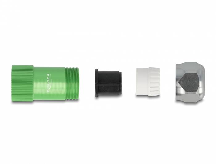 Delock 87823 Aluminium Grün, Silber 1St.