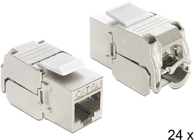Delock 86405 RJ45-Einbaumodul Keystone CAT 6a 1St.