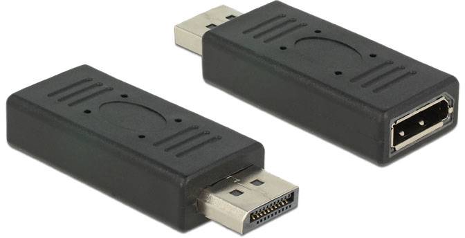 Zwei Adapter mit USB-Stecker und HDMI-Buchse auf weißem Hintergrund. Ein Adapter zeigt den USB-Stecker, der andere die HDMI-Buchse.