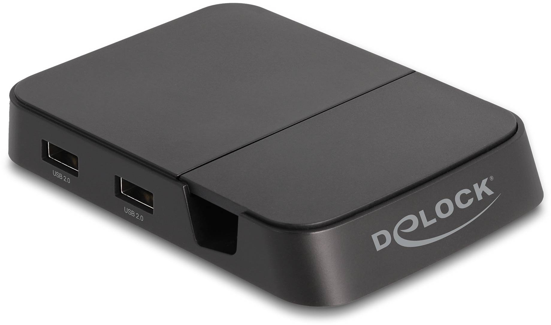Delock 88018 USB-C®, USB-A (USB 2.0), HDMI® Handy Dockingstation Schwarz Passend für Handy-Modell: Smartphones mit USB-C Anschluss